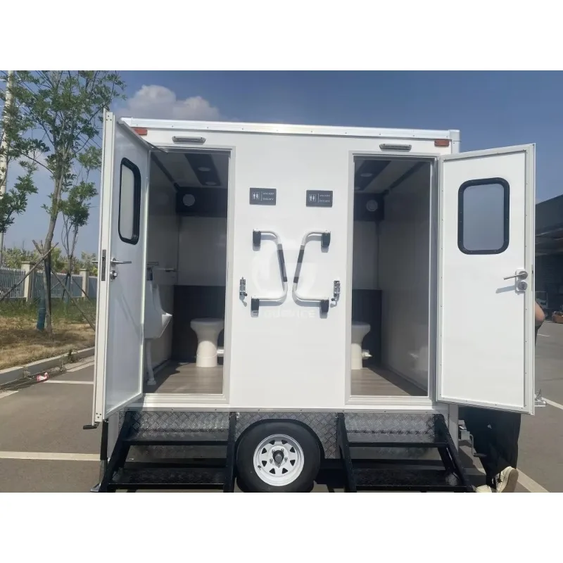 Luxury Restroom Toilets With Shower Outdoor Bathroom Trailer Toilet Mobile Portable Toilet or Trailer for Customized