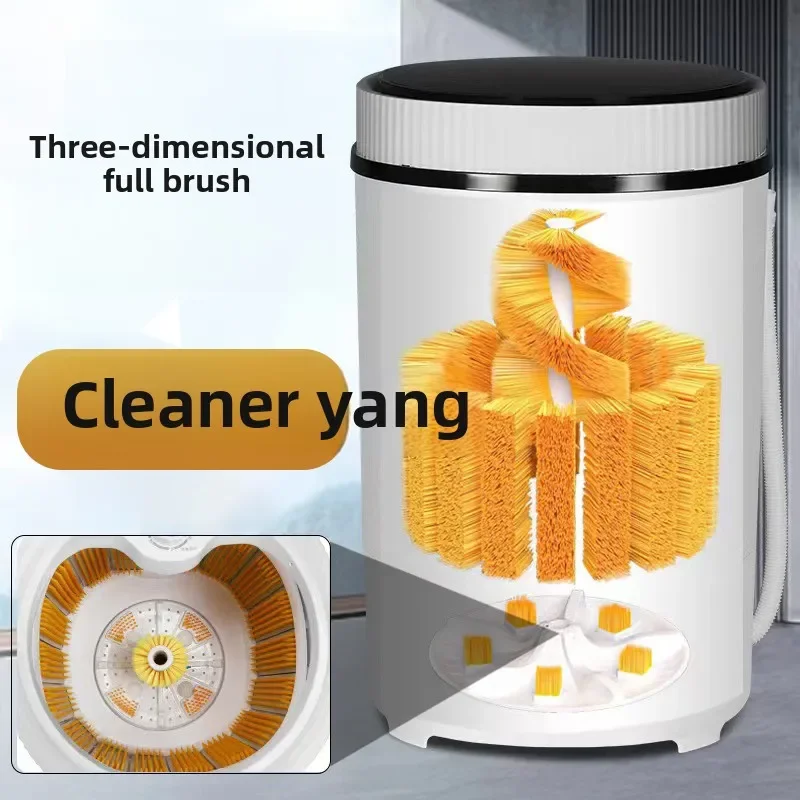 Lmm machine à laver les chaussures ménage petite élution semi-automatique intégré mini spécial intelligent brosse murale complète