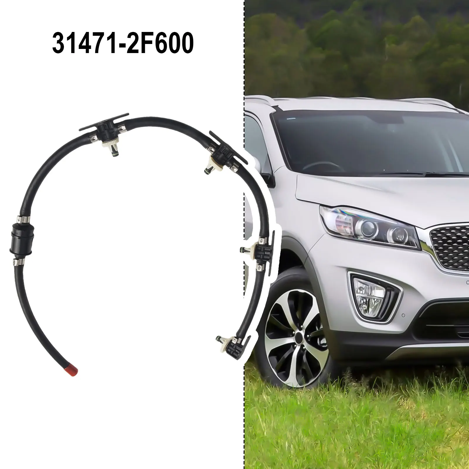 Fuel Overflow Hose Fuel Return Hose 31471-2F001 31471-2F600 ABS For Kia Sorento 2009-2018 Fuel Return Hose Assy