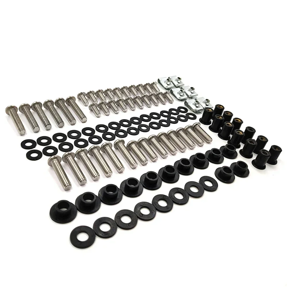 

Fairing Bolt Kit Screws Stainless Washers Fasteners For Kawasaki ZX-6R 1998-2002/ZZR600 2003-2008 Motorcycle Parts
