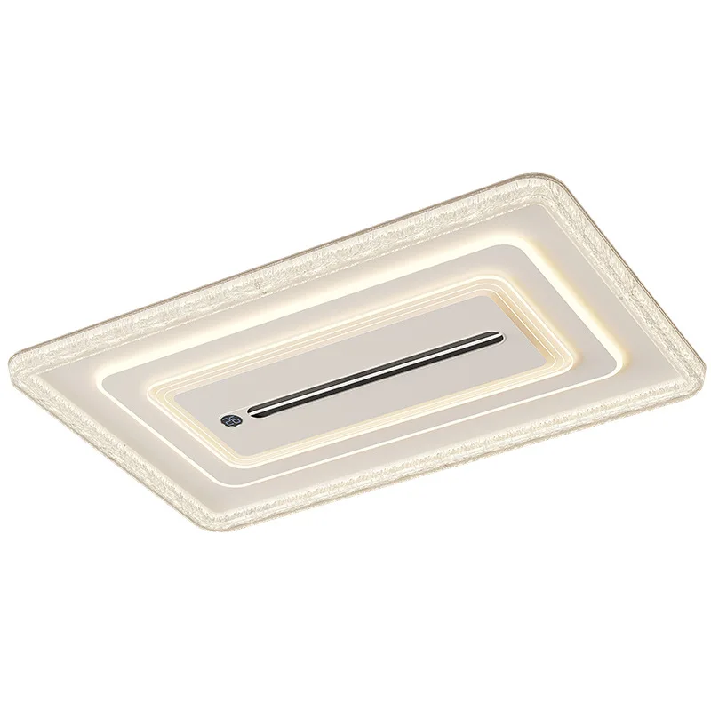 

Negative ion fan light strip, digital display modern simple bladeless fan light, full spectrum eye protection ceiling fan light