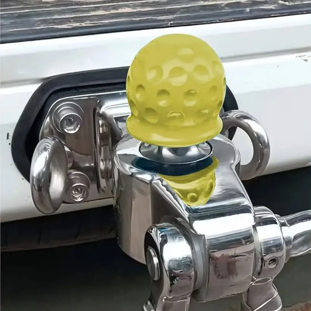 Rear trailer ball protective Cap - RV Trailer automatic Pull rod cover - durable head cover for trailer connector