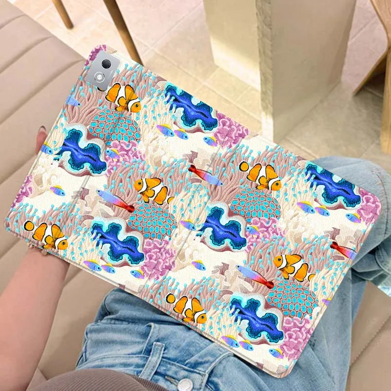 

Чехол для планшета с дизайном аниме-медузы для Legion Xiaoxin Pad Y700 K10 M10 P11 K11 Pro Plus 10.6 11.5 дюймов 2021 2023 2025