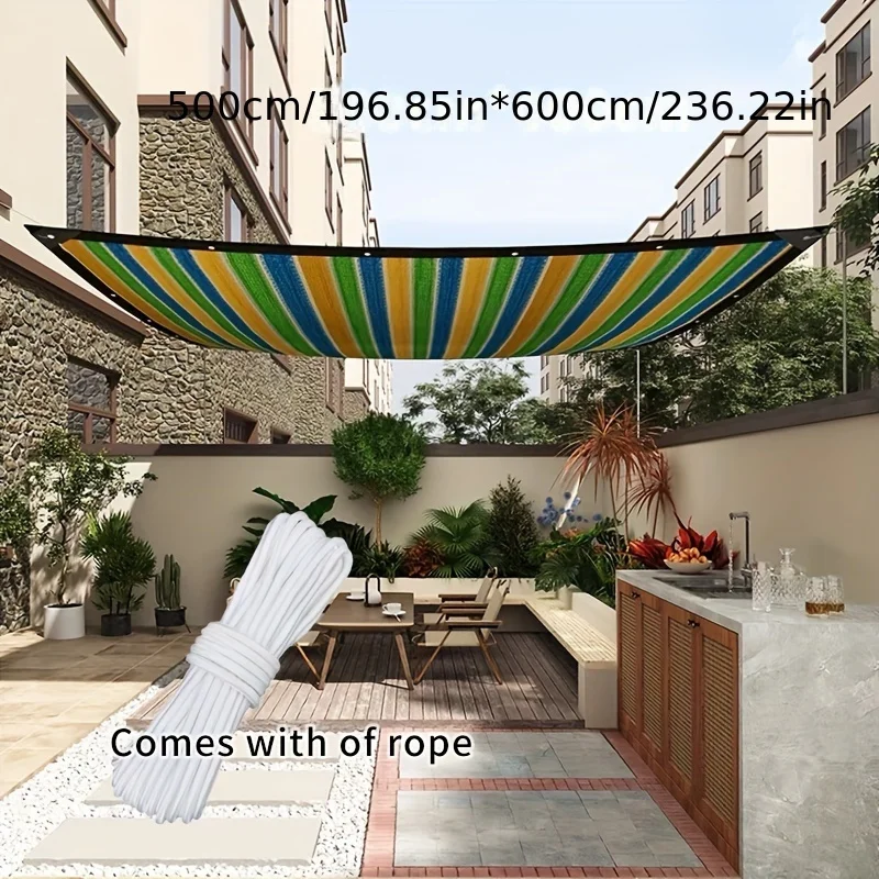 

The Garden Plant Sunshade Net Is Made of High-Density Polyethylene Material, Which Can Provide Moderate Shading Protection While