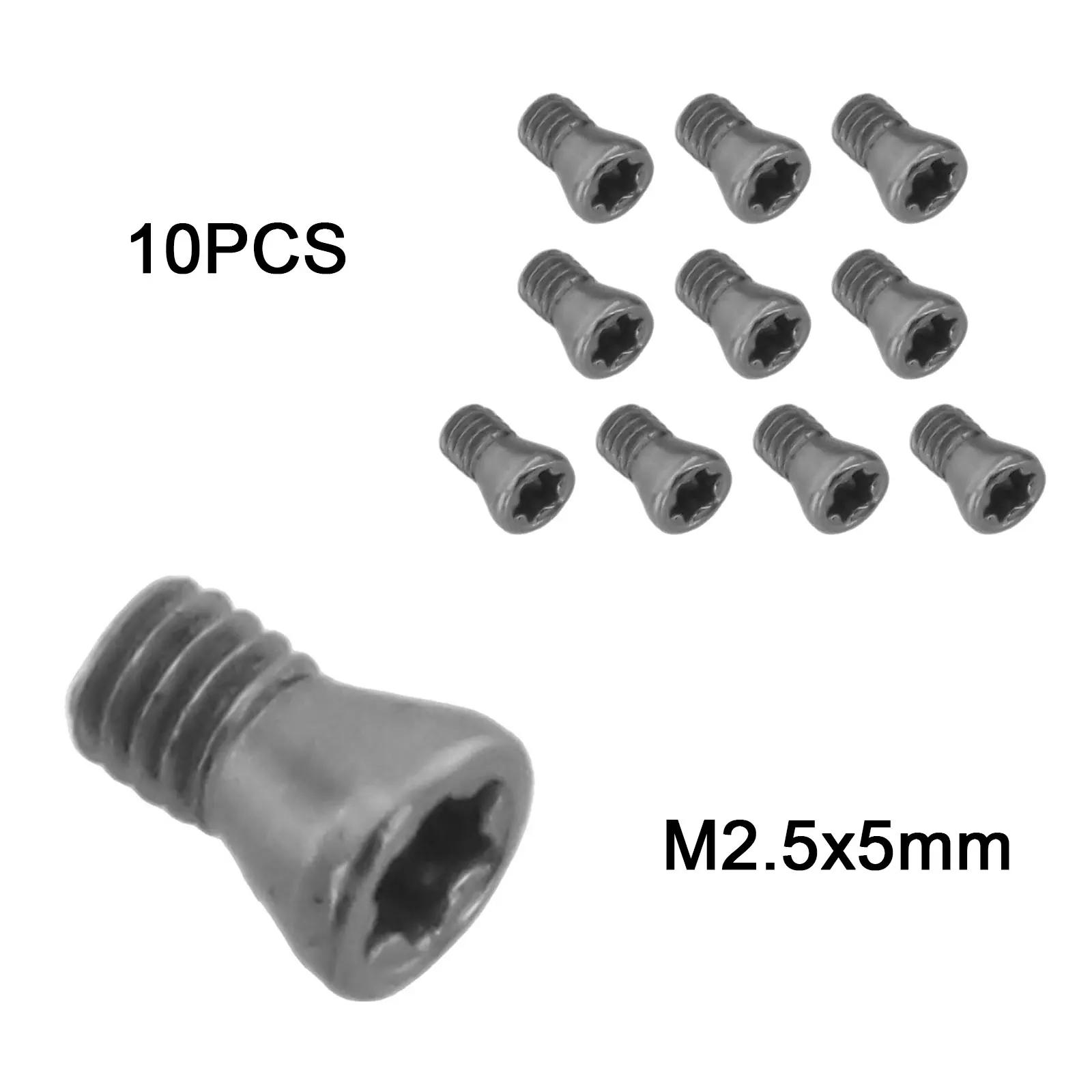 10 pz M2-M5 Viti Torx Per Sostituire Lame In Metallo Duro Utensili Per Tornio CNC Per Sostituire Lame In Metallo Duro Attrezzature Accessori