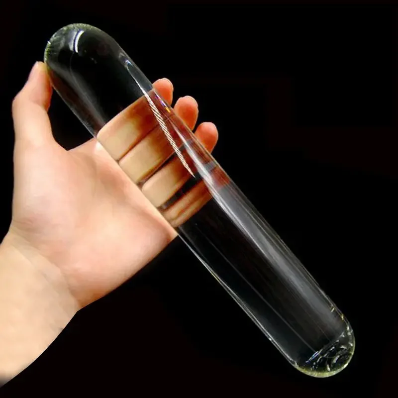 Glass Dildo Huge Glassware Penis Crystal Anal Plug Sex Toys for Women G spot Stimulator Big Anal Dildo for Women Men Masturbator