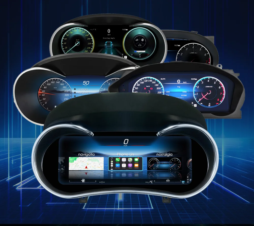 Navidigital 12,3''LCD Digital Dashboard Cluster Für Benz R Klasse ML GL G GLE GLS W164 W166 W463 2006-2019 jahre Instrument Panel – Detail 4