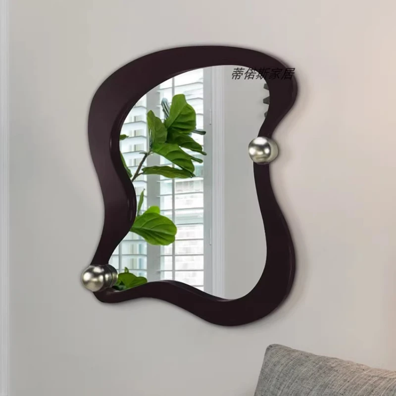Art Dressing Hanging Mirror Modern Simple Decorative Mirrors Stylish Designer Makeup Mirror Espejo Decorativo Home Decorations