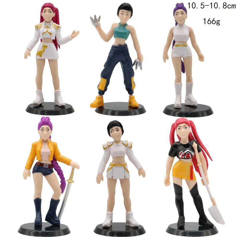 

Anime Kpop Demon Hunters Figure Model Toy Cartoon Gaming Peripherals Desk Decoration Collection Figures Model Toy for Kid Gift