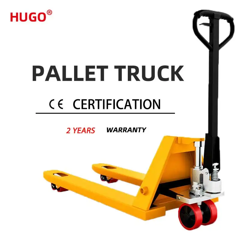 Hand Pallet Truck Hydraulic Weighing Rough Terrain Portable Heavy-Duty Bishamon Apilador 2T 2.5T 3T 5T