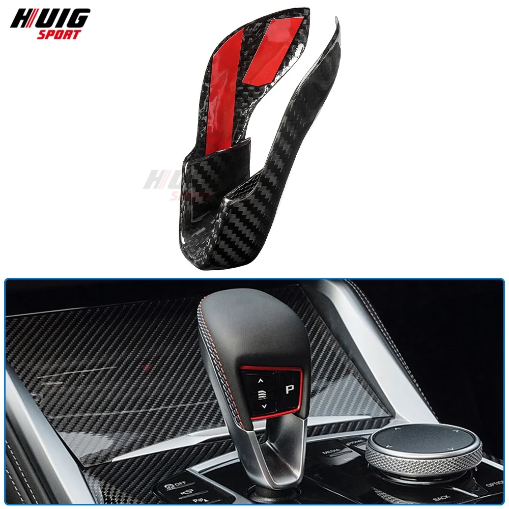 

Для BMW M2 M3 M4/X3M X4M X5M X6M Lci/XM консоль передач из углеродного волокна, крышка ручки коробки передач, аксессуары для салона автомобиля