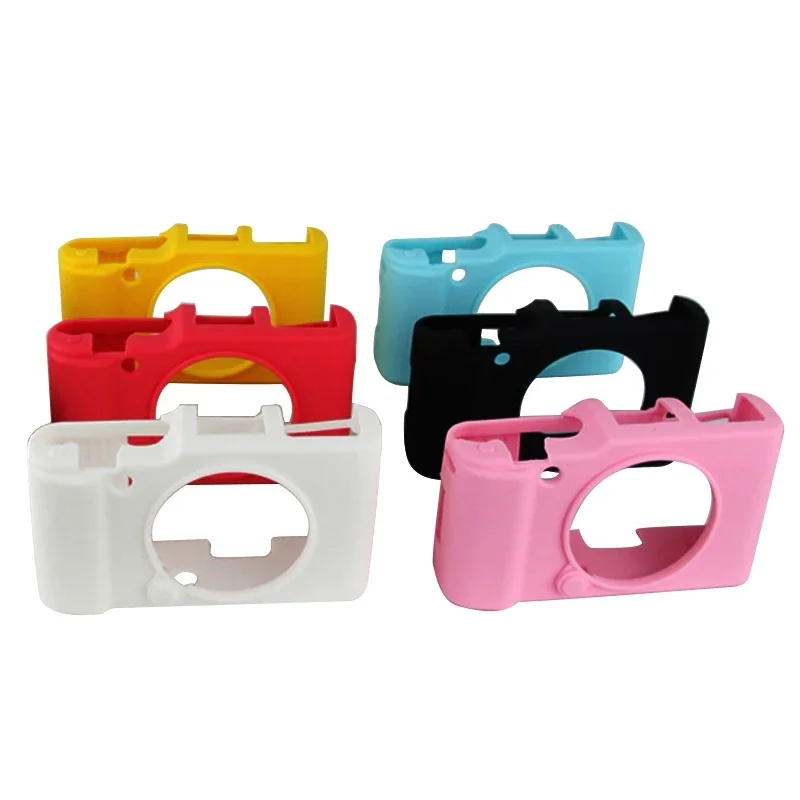 For FujiFilm Fuji XA2 XA1 XM1  Soft Silicone Rubber Armor Skin Case Bag Camera Protector Body Cover Camera Bag Accessories