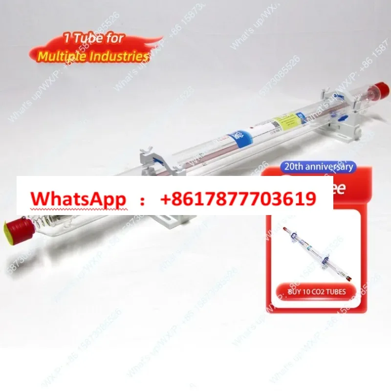 Yongli Co2 tube 80w 100w 150w 180w cutting and engraving machine equipment parts