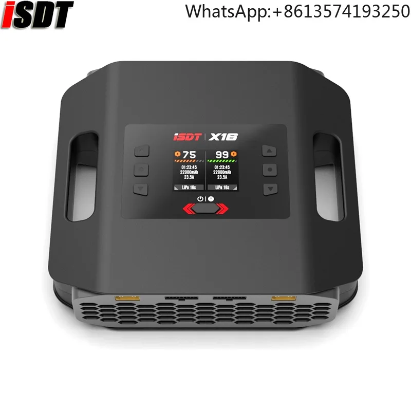

ISDT X16 Charger 2X1100W 2X20A Dual Channel Battery Charger for 2-16S Lipo Battery Rc Drone Car Boat Models