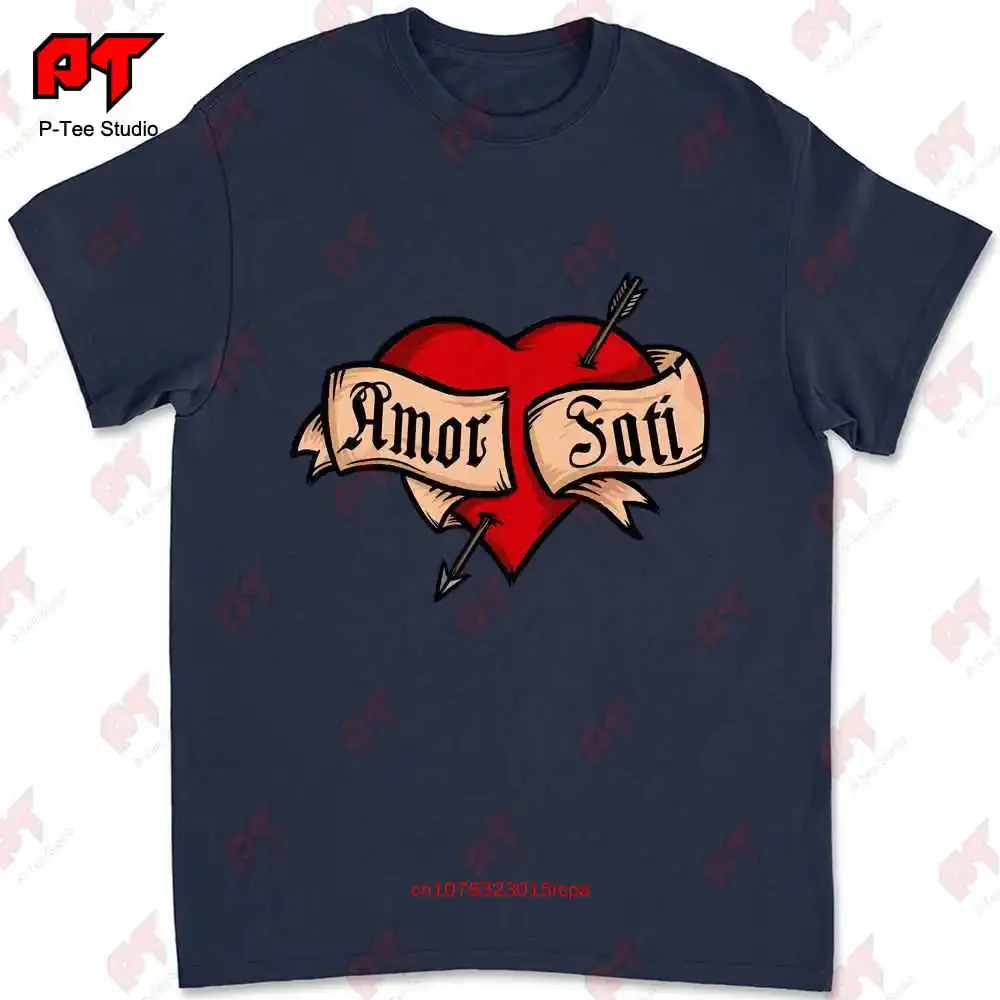 Amor Fati Heart T Shirt For Philosophers Stoics And VFK6