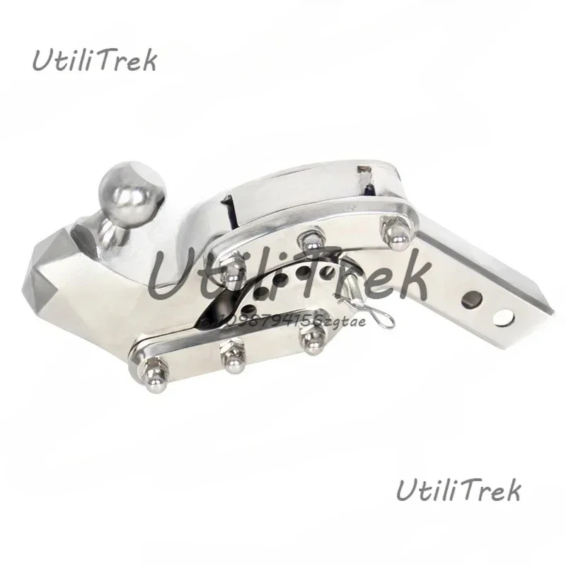 قابل للتعديل الفولاذ المقاوم للصدأ وصلة مقطورة وصلة الكرة جبل الملحقات الخارجية الجديدة سحب وصلة وصلة من الفولاذ المقاوم للصدأ الكرة جبل مقطورة