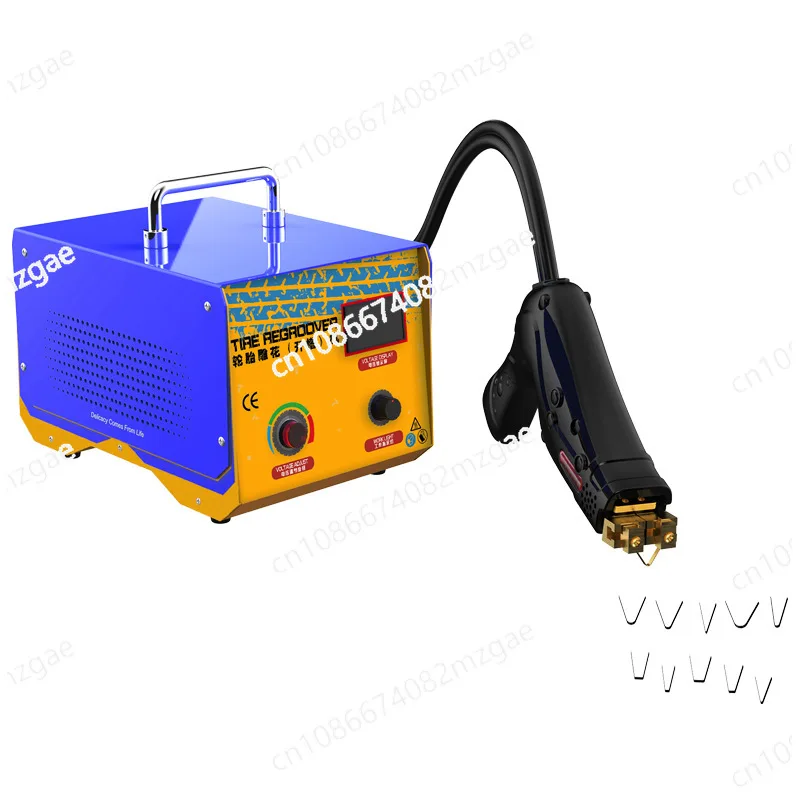 1KW Digital Tire Regroover Tire Rubber Engraving Machine Truck Car Rubber Tyres Grooving Electric Rubber Cutting Power Machine