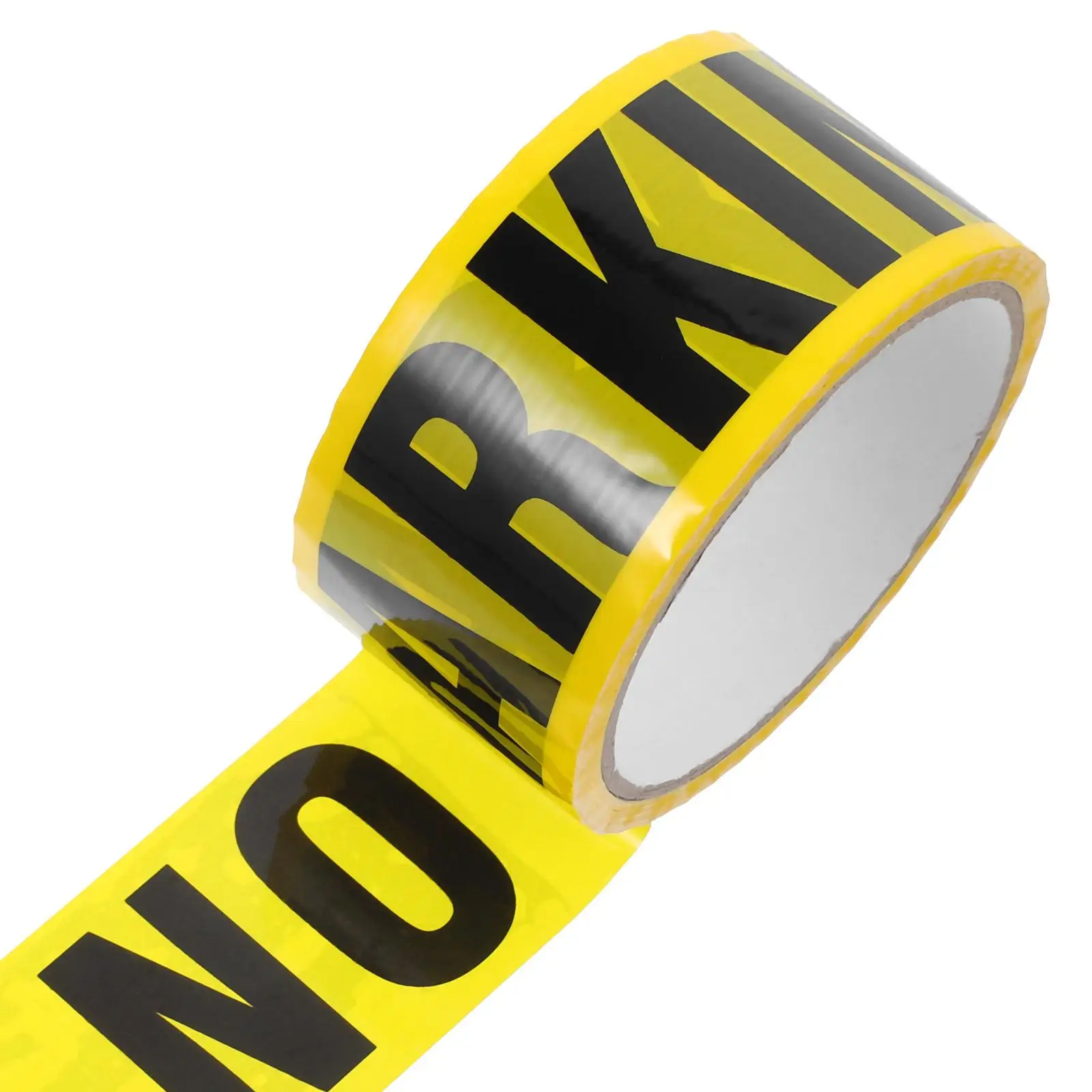 

Yellow Black Warning Tape 2 Rolls Tear Resistant Caution Sign Sticker Safety Barrier Non Parking Area Party nament Anti Wear