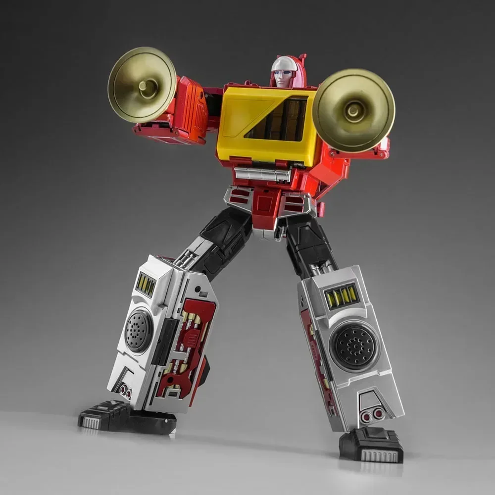 In Stock New Transforming Toys KFC Metallic Phase 4AX Transistor Blaster Hifi Rewind Metallic Coated Pure P4-AX Action Figure