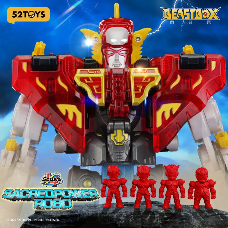 

52TOYS SACRED POWER ROBO, Deformation Toys Action Figure, Collectible Converting Toys