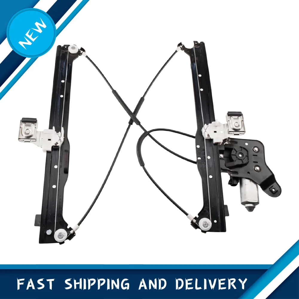 Rear Right Side Power Window Regulator w/ Motor for Chevy Silverado GMC Sierra