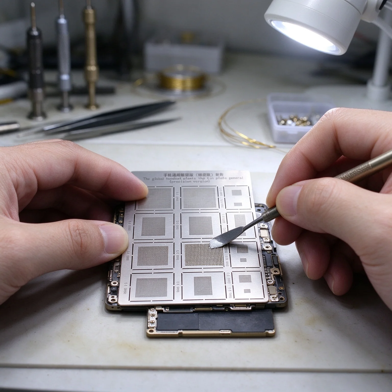 BGA Soldering Stencils 21/31/55 In 1 for Mobile Phone PC Universal Phone Solder Paste PCB Metal Plant Tin Template Repair
