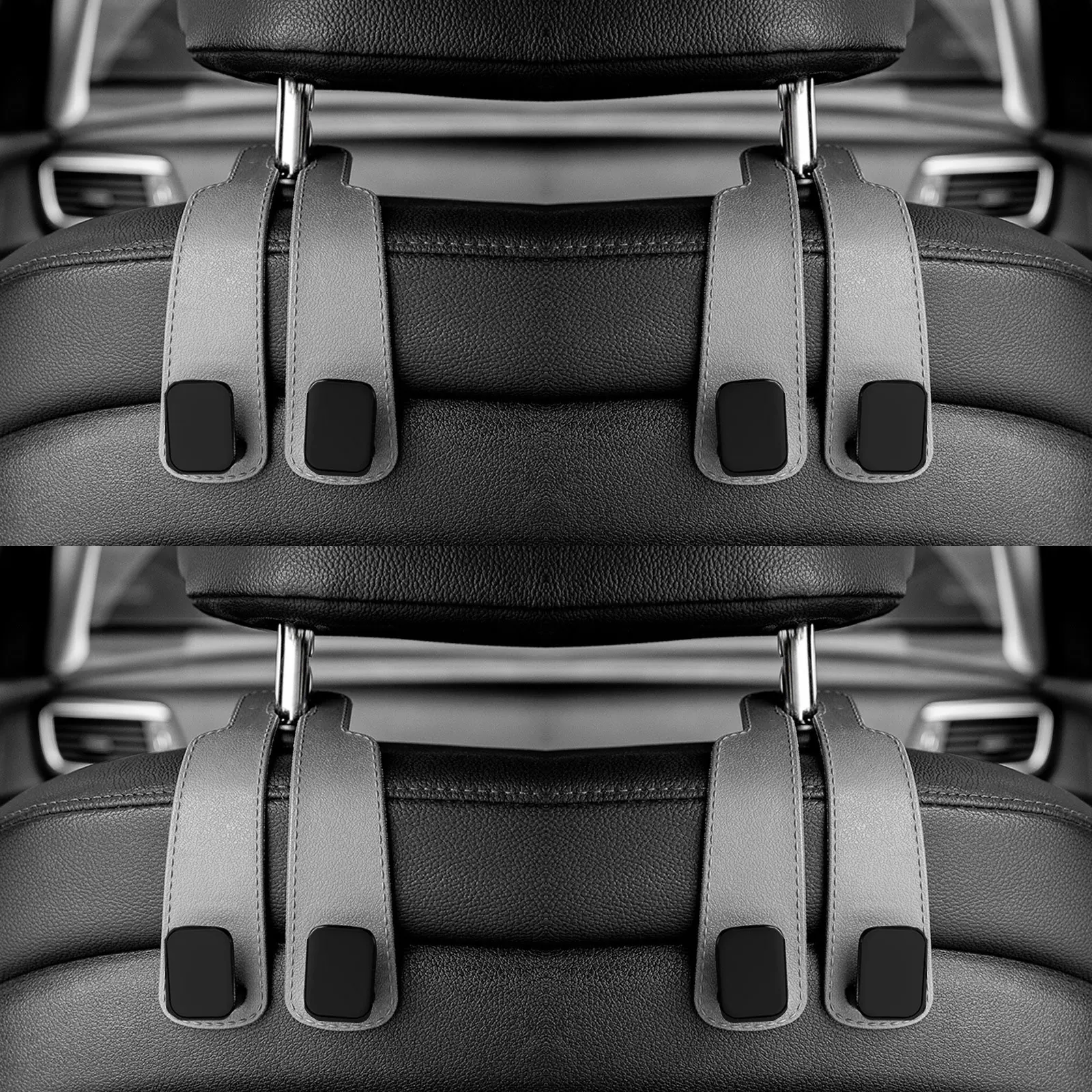4/2/1PCS Seat Back Storage Rack Backpack Hook Storage Hook for Universal Car Hook Car Seat Back Rear Seat Back Portable Stand - view 6