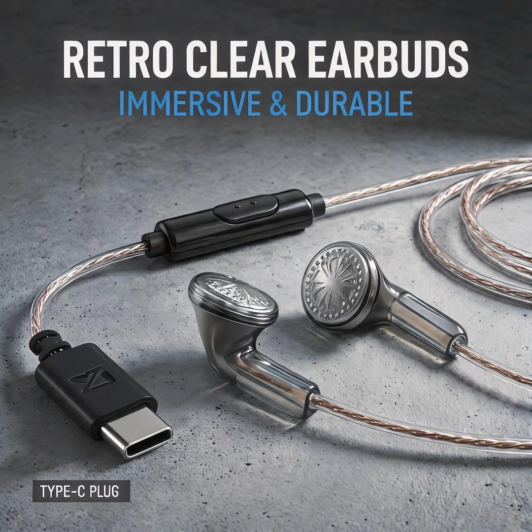 Écouteurs filaires Type-C au l - Wired Earphone Mic avis et prix