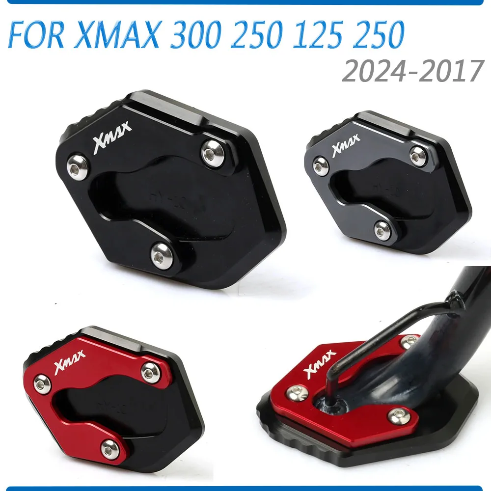 Motorcycle Foot Side Stand Extension Kickstand Sidestand Plate Enlarge for XMAX 300 125 250 400 XMAX125 XAMX300 XAMX250