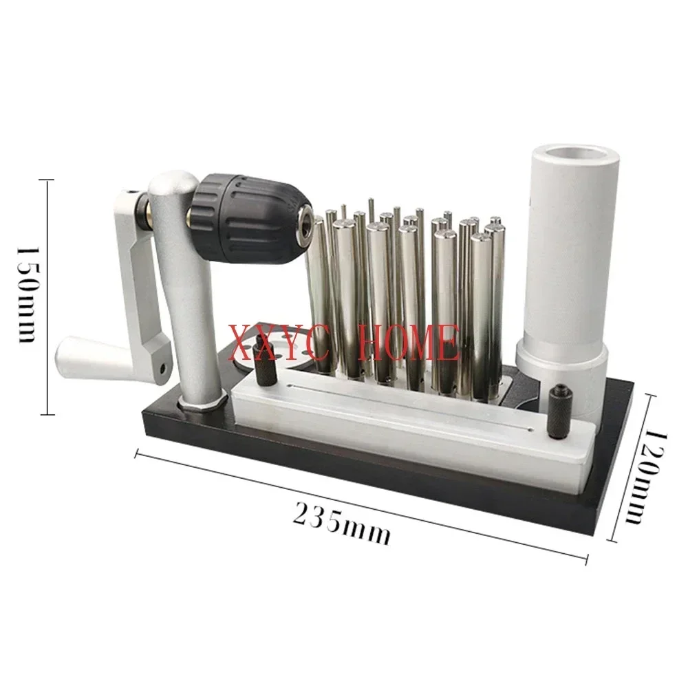 Jump Ring Maker Machine Stainless Steel Hardness  Tool with 20 2.5-12MM Mandrel Accessory Jewelry Making  Jeweler