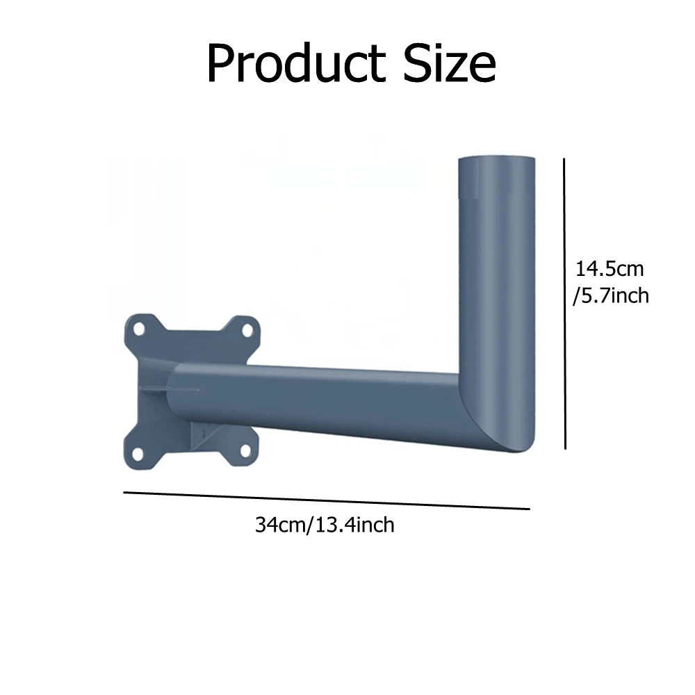 ل Starlink Gen 3 جدار جبل قوس حامل الأنابيب المعدنية مع محول سهلة التركيب حامل حائط للسقف في الهواء الطلق ل Starlink V3