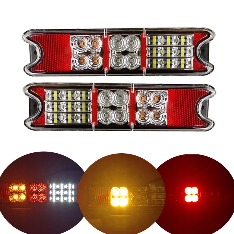 

1pair 10-80v IP67 led forklift tail lights rear stop lights Reverse light for Linde forklift For HELI For Hangcha forklift parts