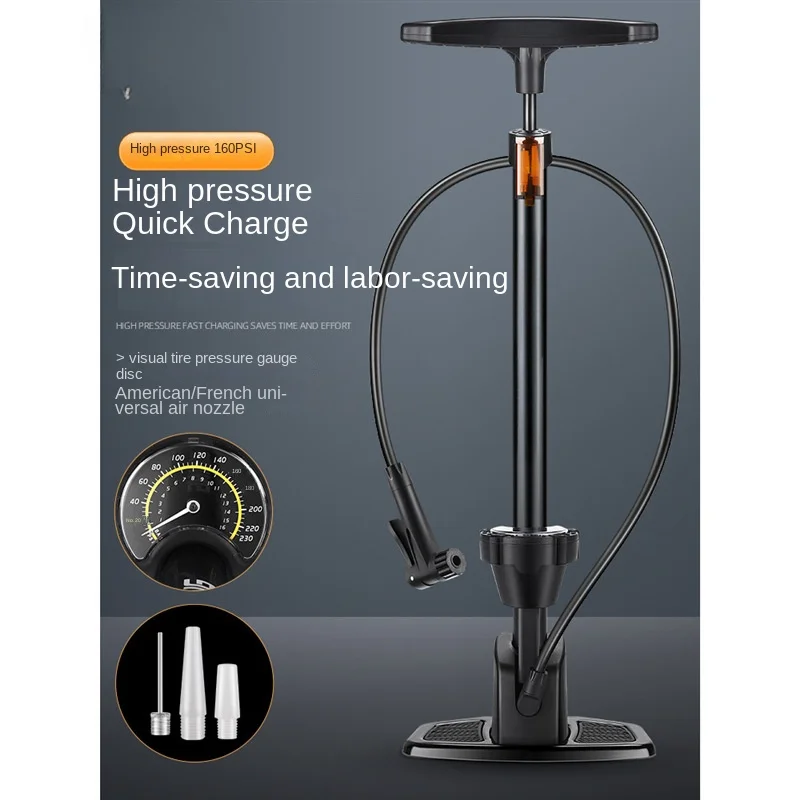 

Household Bicycle Motorcycle Tire Pump High Pressure Inflator Pump Basketball Universal Air Pump