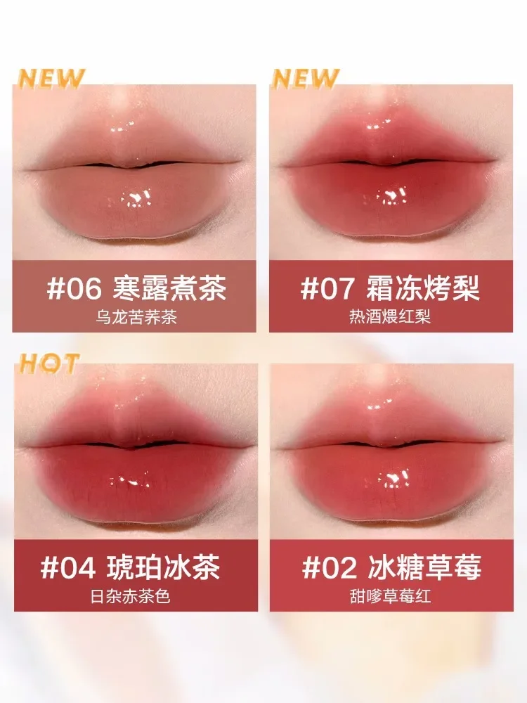 Judydoll Mirror Lipstick Easy to Color Hydrating Lip Gloss Ice Iron Lip Glaze