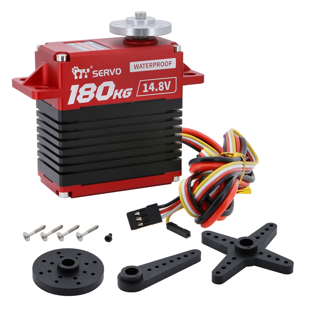 

BS-1100WP 180KG High Torque Brushless Metal Gear Digital Waterproof Servo for Large Model Helicopter Replace HS-1100WP Servos