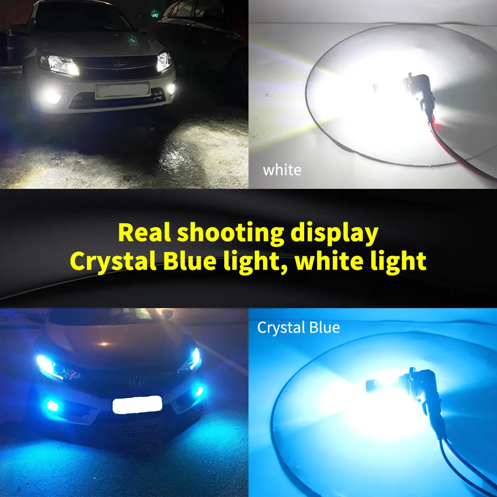 2pcs LED Fog Light Blub H8 H11 3000LM For Nissan Navara NP300 D40 D23 Almera Cube Patrol Pulsar Terrano Maxima Micra NV200 NV250