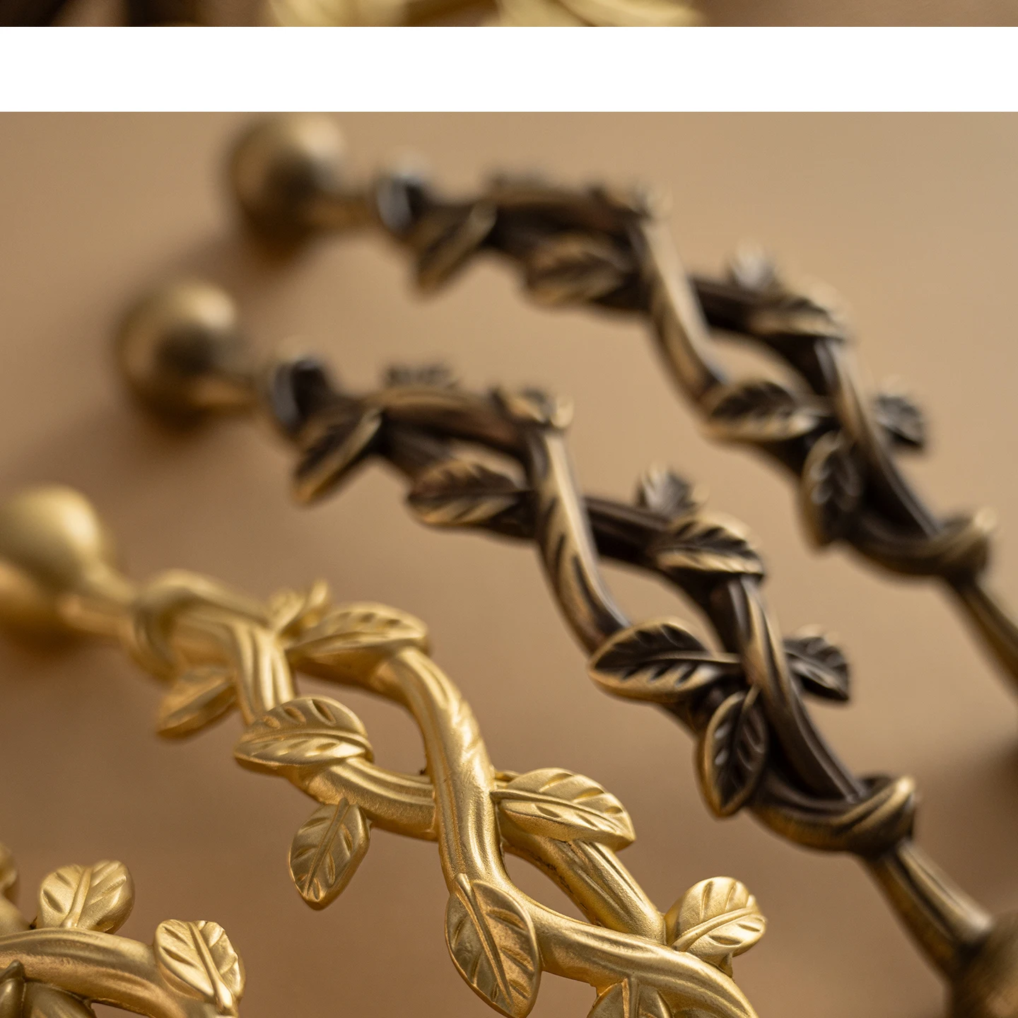 Brushed brass cabinet pull — product image 25