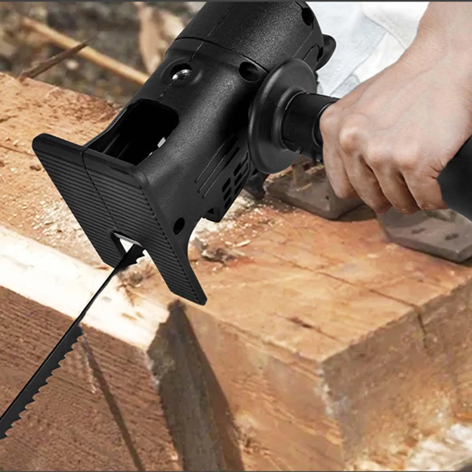 Electric Alloy Drill Reciprocating Saw Attachment Adapter Jig Saw Electric Drill Tool Attachment for Woodworking PVC wood