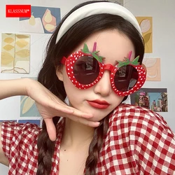KLASSNUM Women Strawberry Funny Glasses Party Photo Decorations  Birthday Wedding Supplies Adult Kids Party Dress Up Toys 2025
