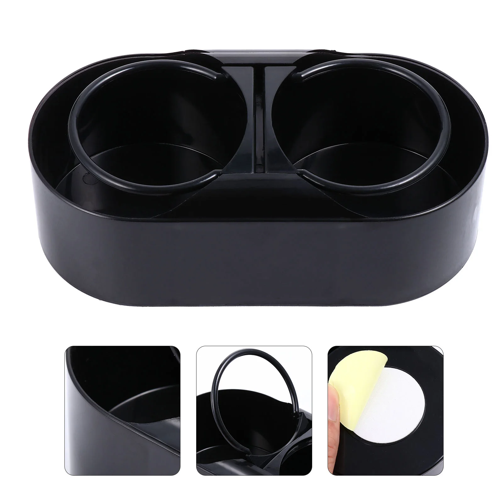 

Cup Holder Car for Travel Bottle Stand Automobile Cell Phone Clip Plastic Organizer Beverage Tray