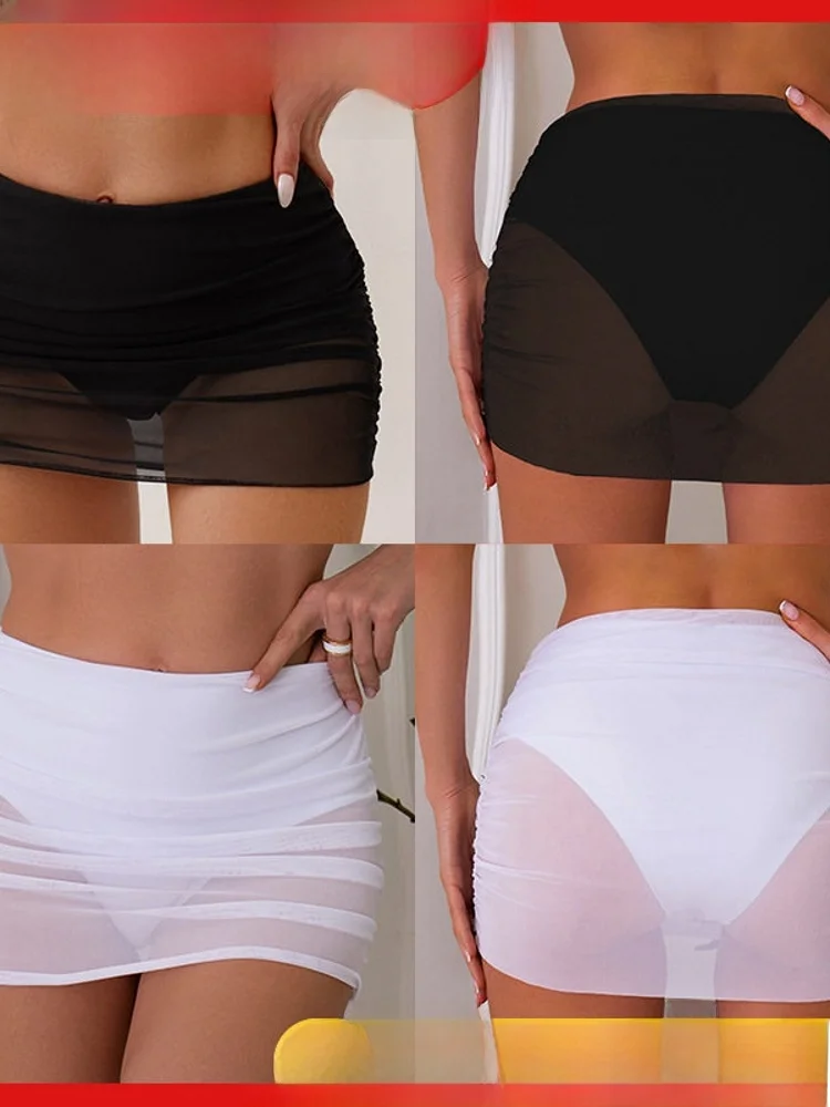 

Сексуальный однотонный купальник-бикини из сетчатой ткани, облегающий, повседневный, для серфинга, из полиэстера