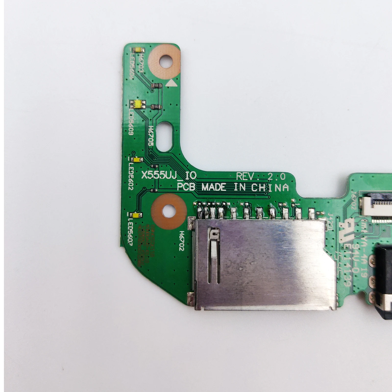 Original para Asus X555U X555UA A555U F555U K555U X555UJ Rev 2,0 disco duro HDD placa de Audio USB 100% probado envío rápido