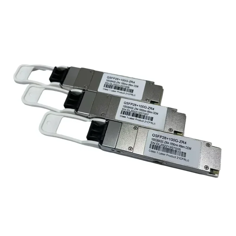 

QSFP-100G-ZR4 QSFP28 optical transceiver 100Gbase module single-mode 80Km
