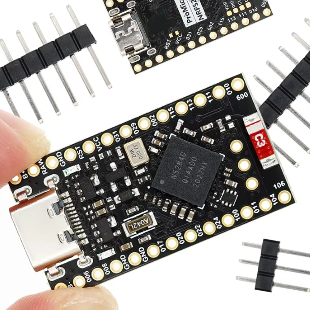 

Well Made-NRF52840 Development Board Compatible With Nice Nano V2.0 Bluetooth Charging Management Promicro NRF52840