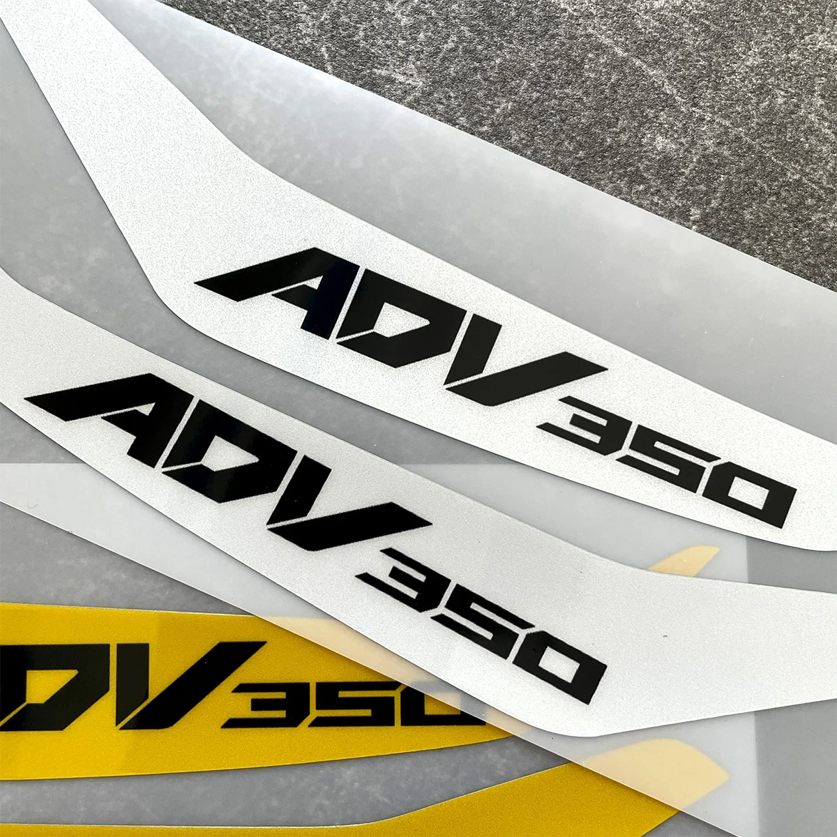 لهوندا ADV 350 المقود Handguard عاكس ملصق فينيل مخصص الزخرفية ملصق مائي الدراجات النارية تعديل الملحقات #4