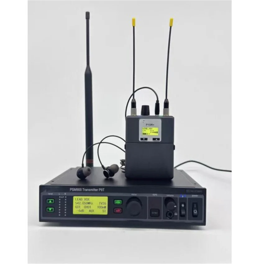 PSM900 Professional Wireless In-Ear Monitor for Stage Performance Live Streaming Singer Band Live Recording