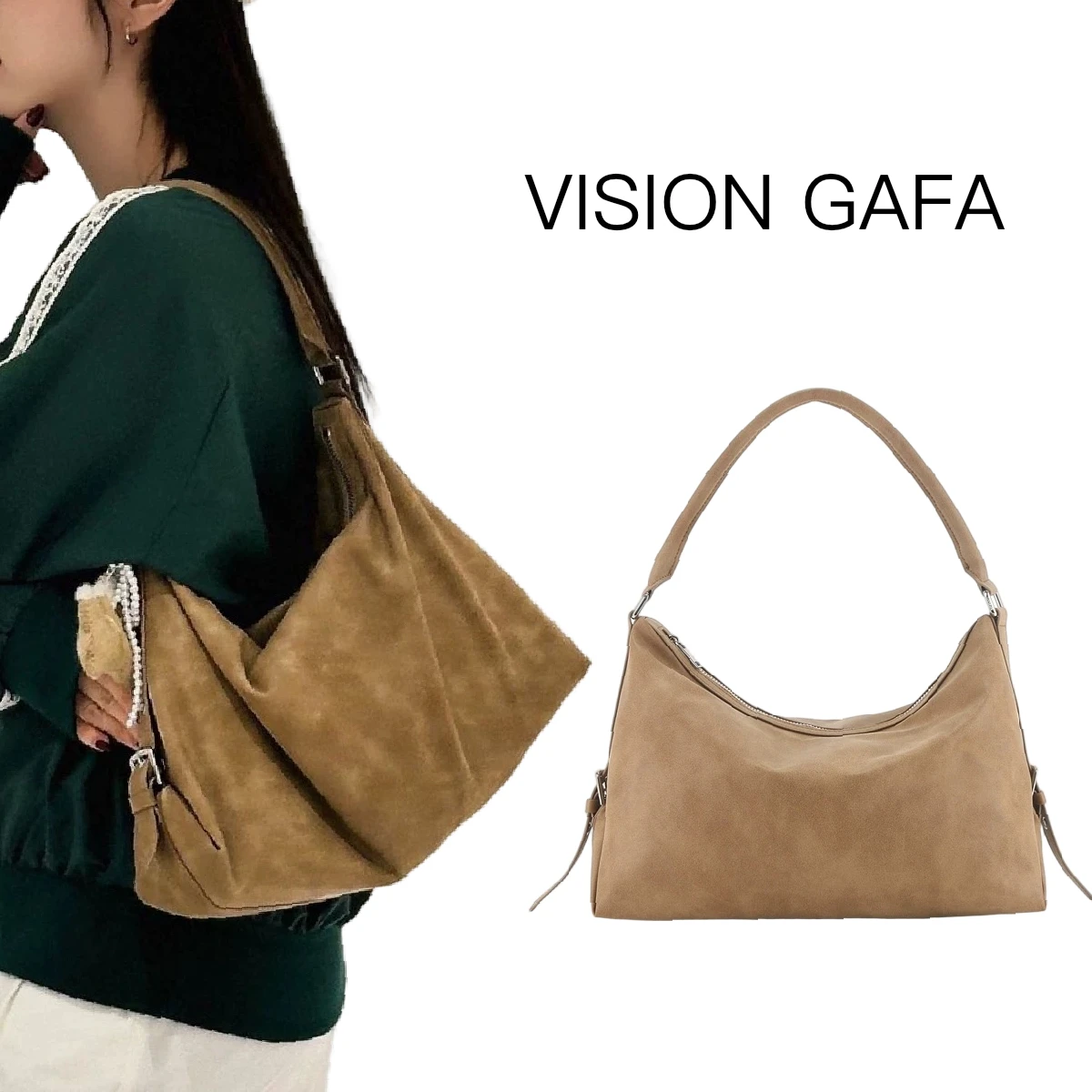 

Autumn Winter Large Capaci Underarm Tote Bag Single oulder Wanderlust Bag Muybag Motorcycle Bag Sli Handbag for Men...