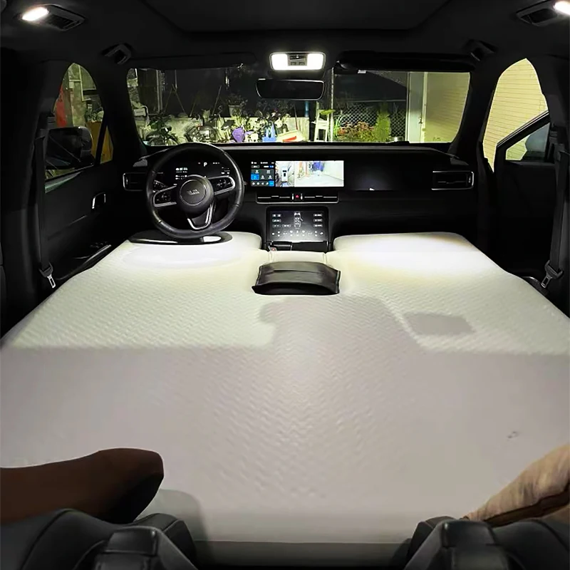 

Car Air Bed for Camping Travel Car Air Mattress Bed with Pump Quick Inflation Convenient Feature