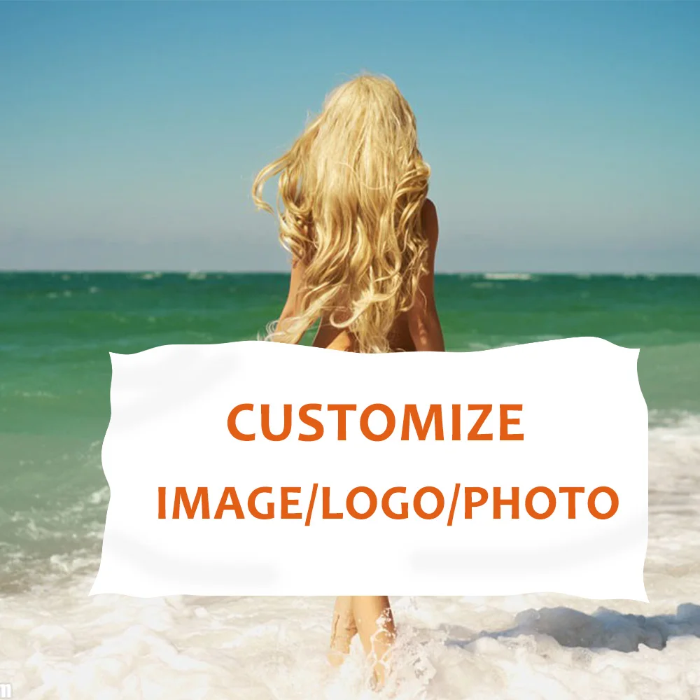 

Whole Customized Logo Photo Beach Towel Summer Towels Bathroom Towel Swim Christmas Towels Travel Beach Towel Quick Dry Under 10