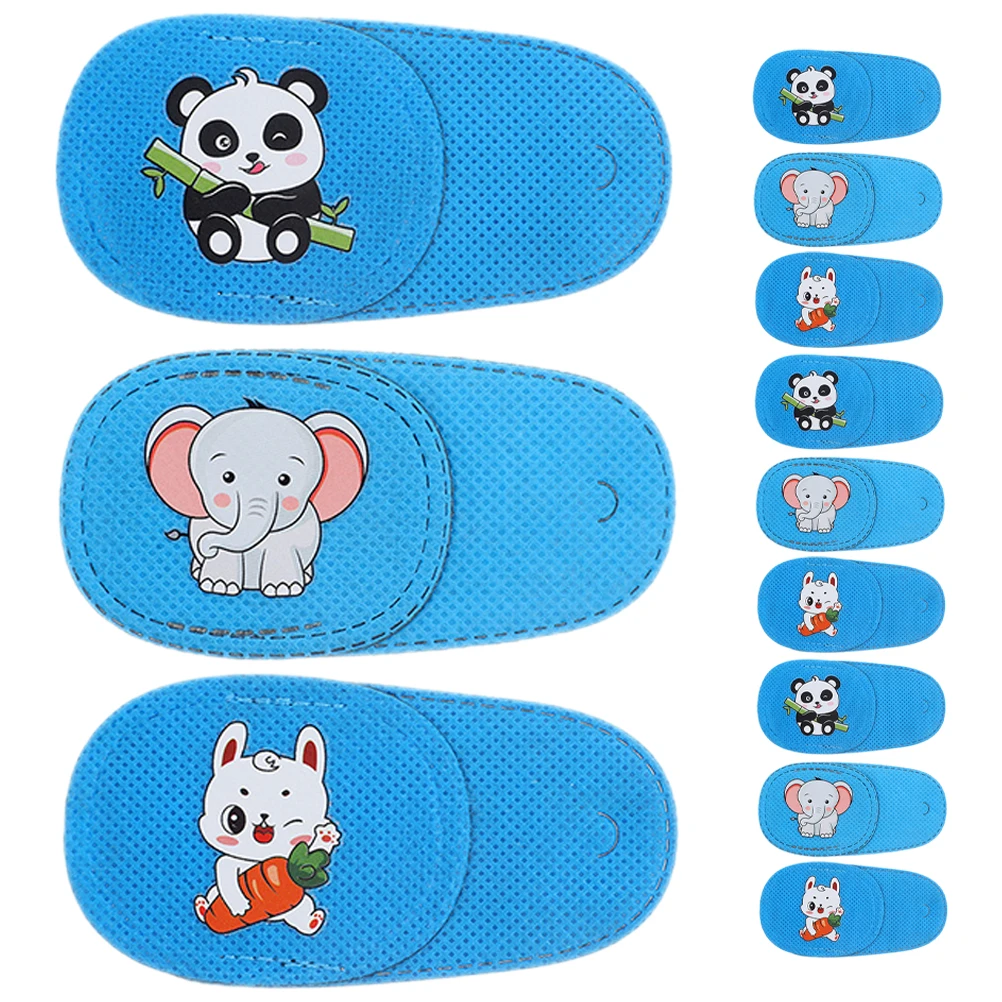 12 Stück Kinder-Patches, Amblyopie, Training, Sehkorrektur-Patch für Lazy Eye, Vliesstoff, bequem, wiederverwendbar, für Kleinkinder und Erwachsene